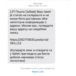 Pošta Srbije upozorava na prevaru: Ne otvarajte ovakve poruke