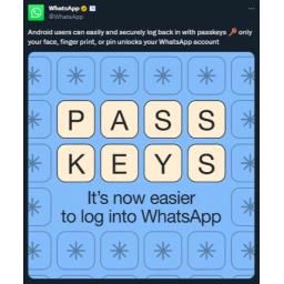 WhatsApp uvodi podršku za prijavljivanje bez lozinke za Android korisnike